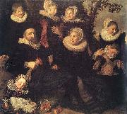 Frans Hals Family Portrait in a Landscape WGA oil on canvas